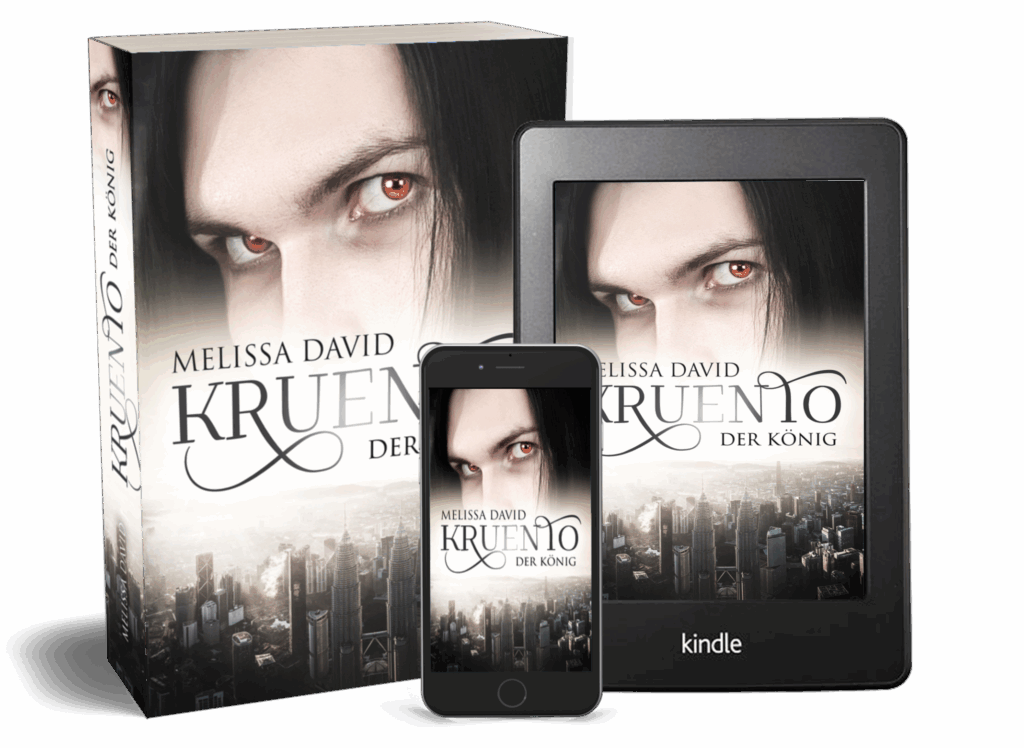 Mock up mit E-Book, Taschenbuch und Handy von Kruento - Der König