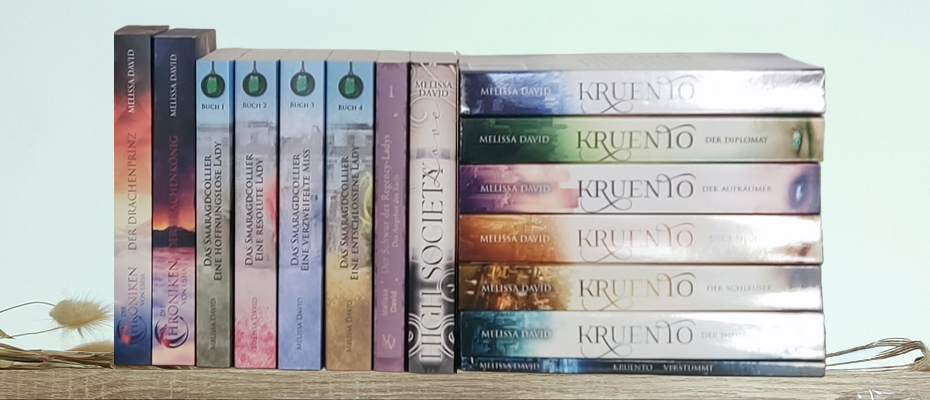 Ein Regal mit meinen Büchern.